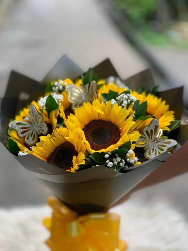 Bouquet de girasoles