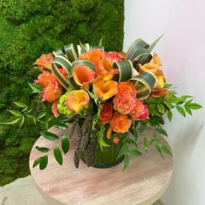 Florero con rosas