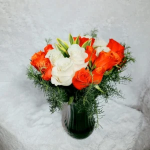 Florero con rosas