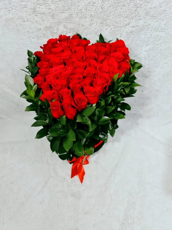 Caja Corazon con rosas