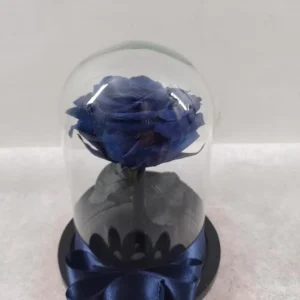 Rosa preservada azul